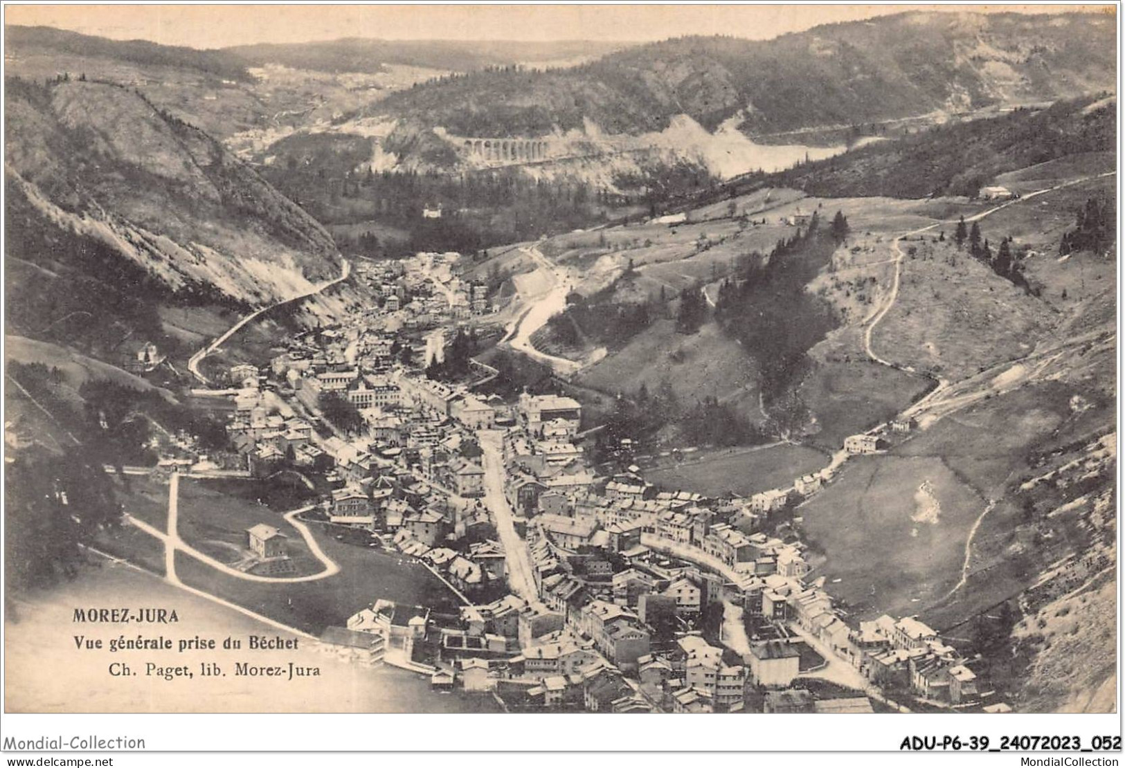 ADUP6-39-0468 - MOREZ - Vue Générale Prise Du Béchet  - Morez