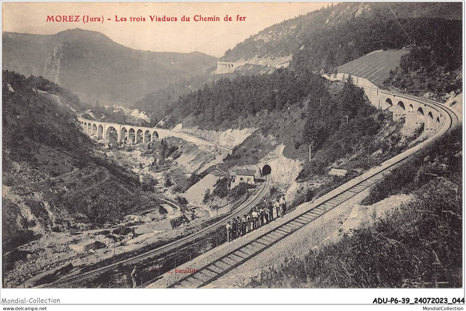 ADUP6-39-0464 - MOREZ - Les Trois Viaducs Du Chemin De Fer  - Morez