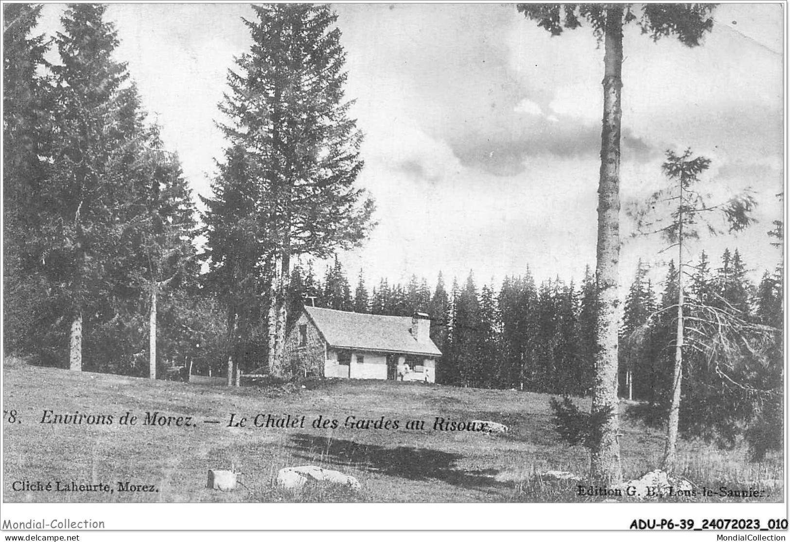 ADUP6-39-0447 - MOREZ - Le Chalet Des Gardes Aux Risoux  - Morez