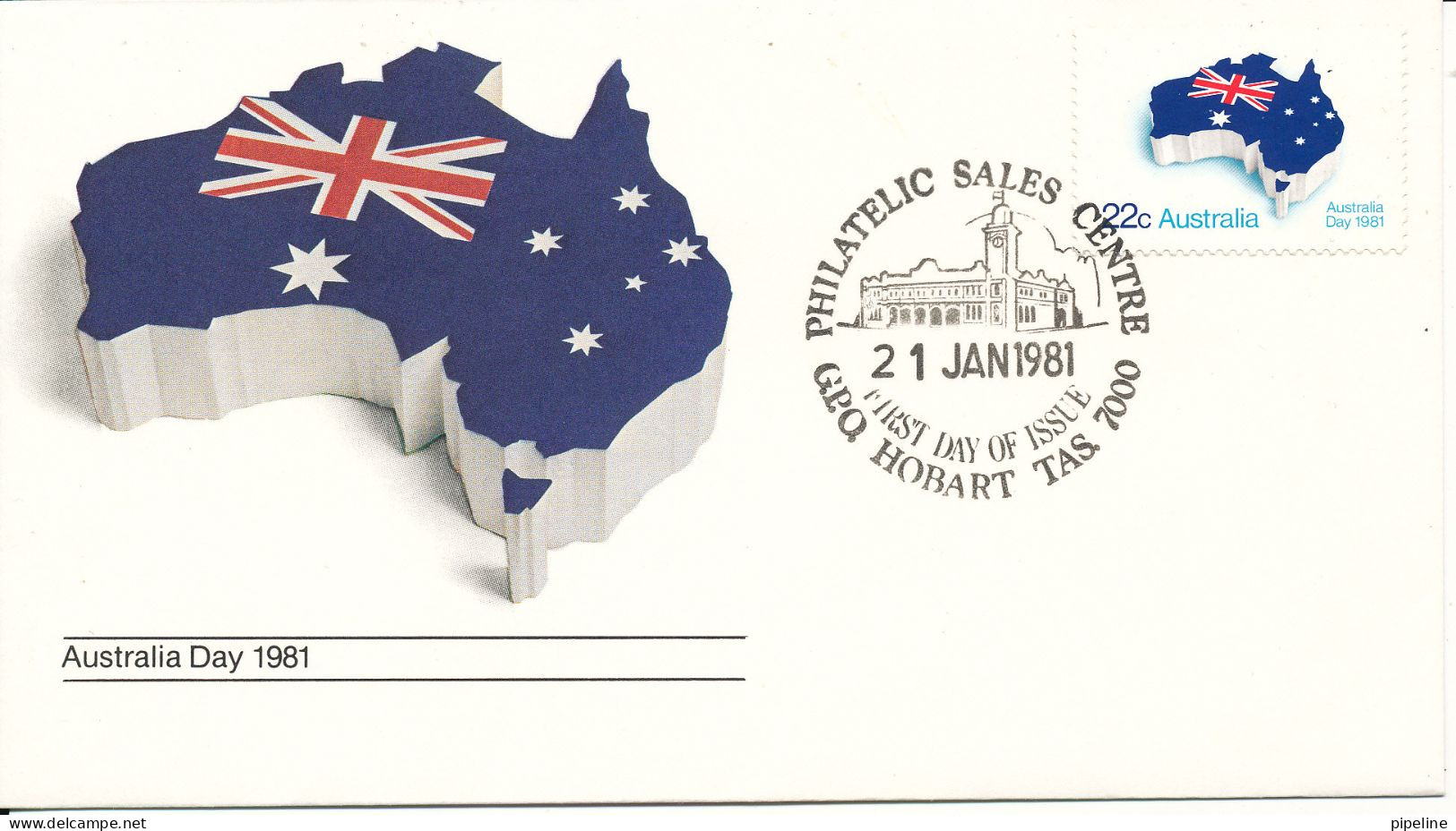 Australia FDC 21-1-1981 Australia Day 1981 With Cachet - Primo Giorno D'emissione (FDC)