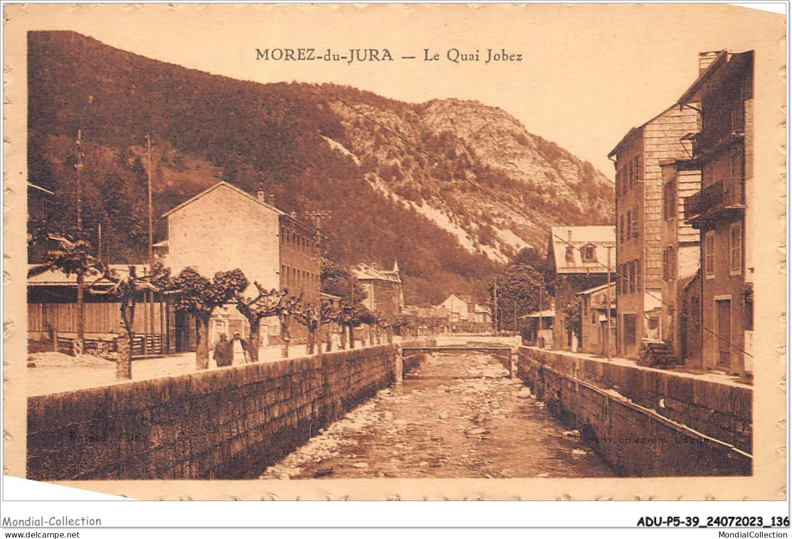 ADUP5-39-0421 - MOREZ - Le Quai Jobez  - Morez