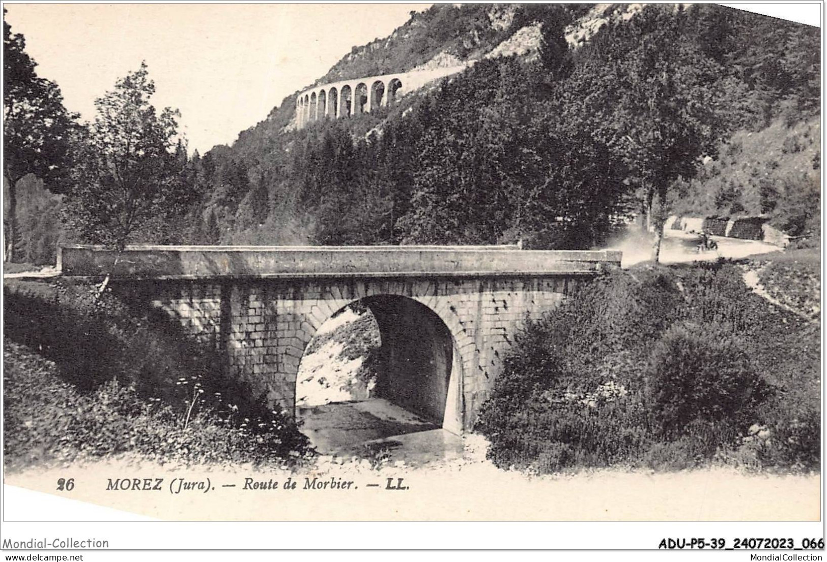 ADUP5-39-0386 - MOREZ - Route De Morbier  - Morez