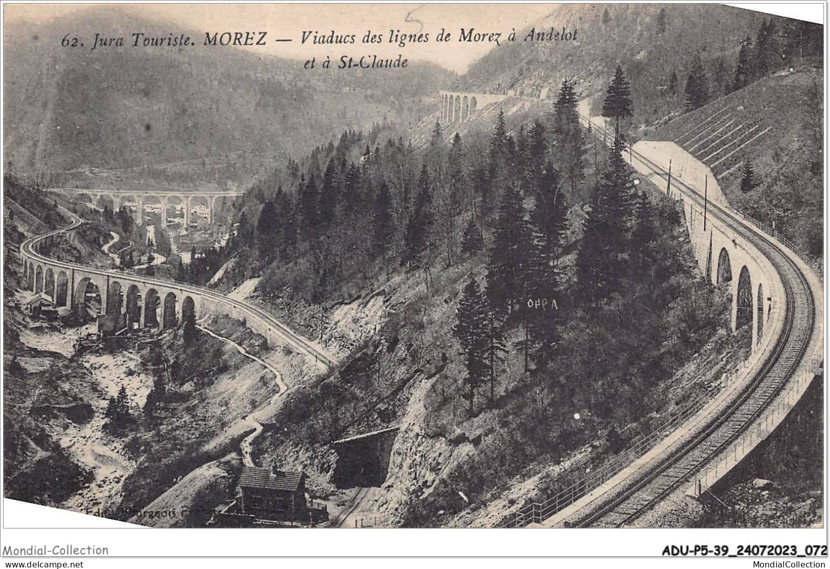 ADUP5-39-0389 - MOREZ - Viaducs Des Lignes De Morez à Andelot Et à St-claude  - Morez