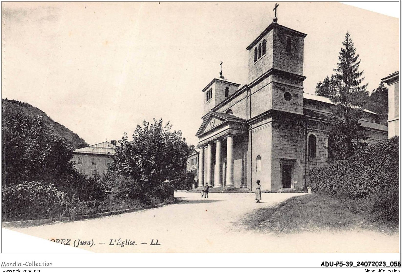 ADUP5-39-0382 - MOREZ - L'église  - Morez