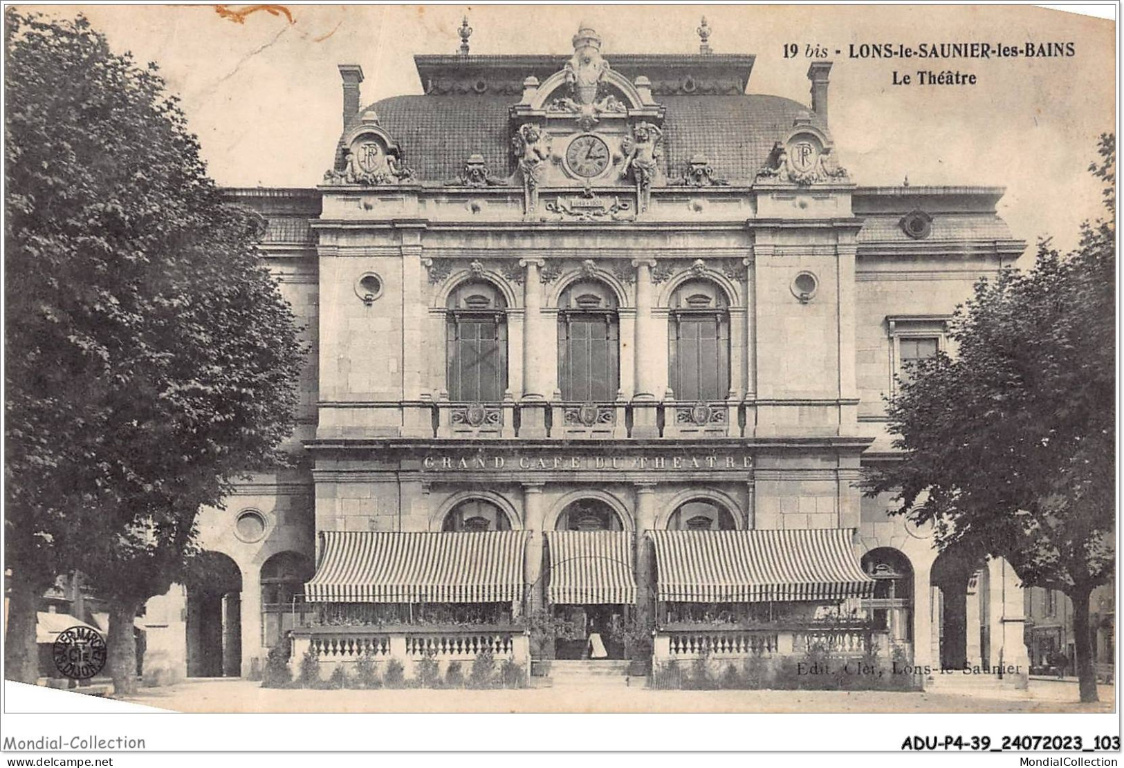 ADUP4-39-0324 - LONS-LE-SAUNIER - Le Théâtre  - Lons Le Saunier