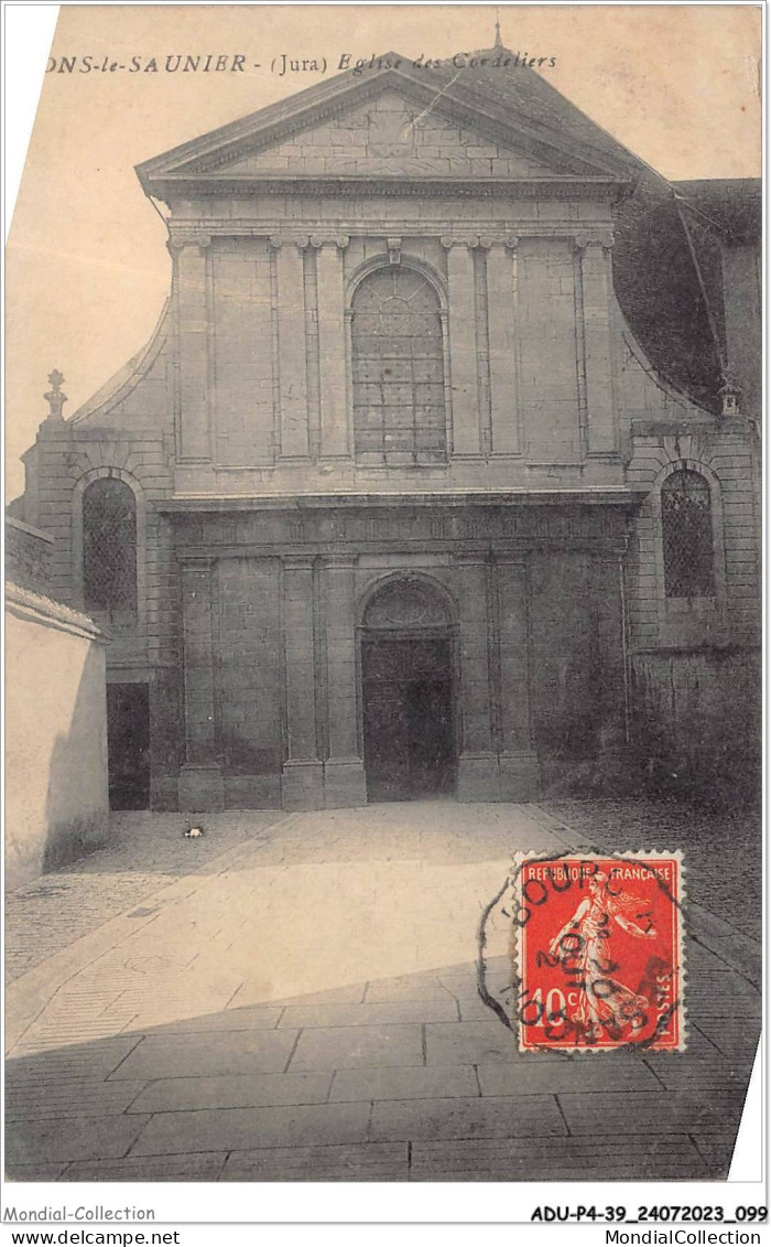 ADUP4-39-0322 - LONS-LE-SAUNIER - église Des Cordeliers  - Lons Le Saunier