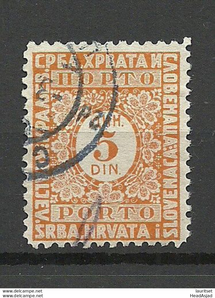 SERBIEN SERBIA Croatia Portomarke Postage Due 5 Din. O - Serbia
