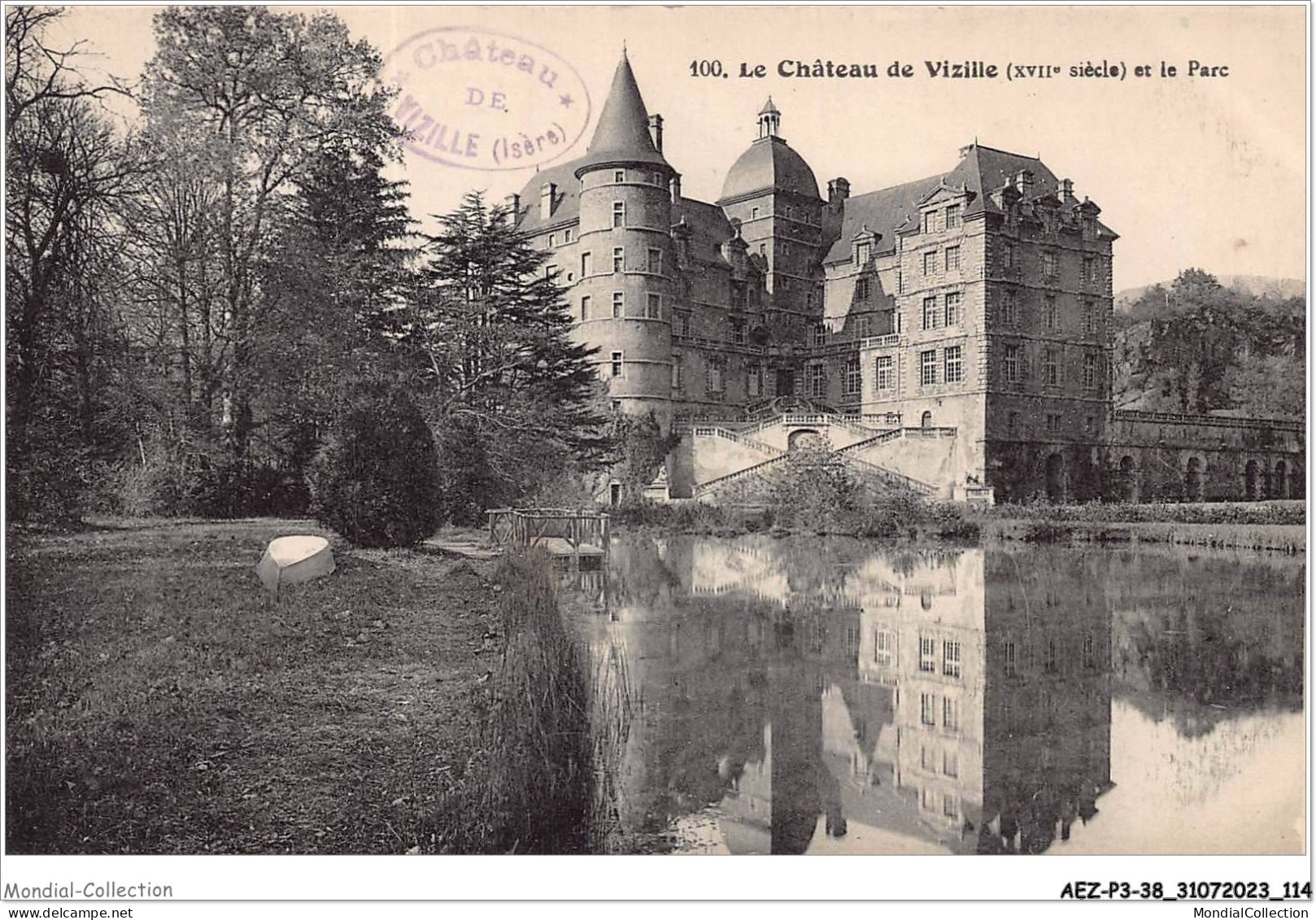 AEZP3-38-0249 - Le Chateau De VIZILLE Et Le Parc - Vizille