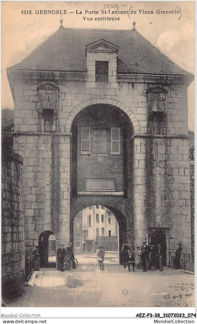 AEZP3-38-0229 - GRENOBLE - La Porte St-laurent - Vue Exterieure - Saint-Laurent-du-Pont