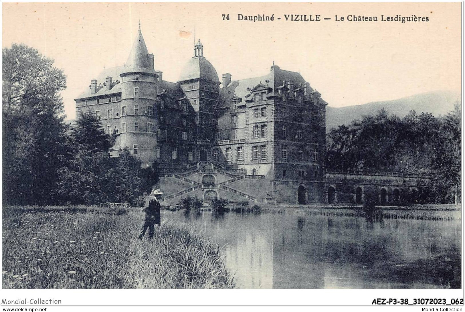 AEZP3-38-0223 - Dauphine - VIZILLE - Le Chateau Lesdiguires - Vizille