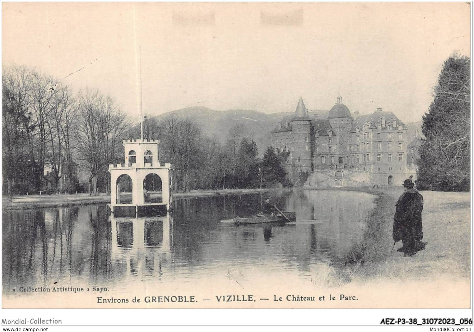 AEZP3-38-0220 - Environs De GRENOBLE - VIZILLE - Le Chateau Et Le Parc - Vizille