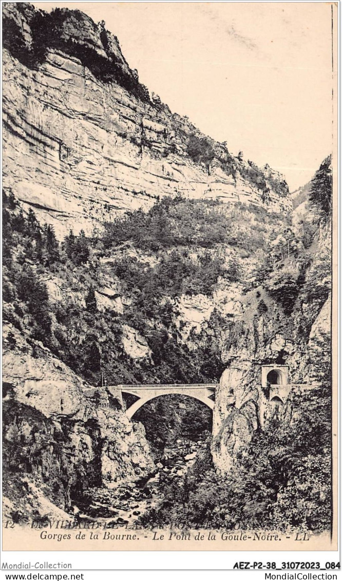 AEZP2-38-0145 - VILLARD-DE-LANS - Gorge De La Bourne - Le Pont De La Goule-noire - Villard-de-Lans