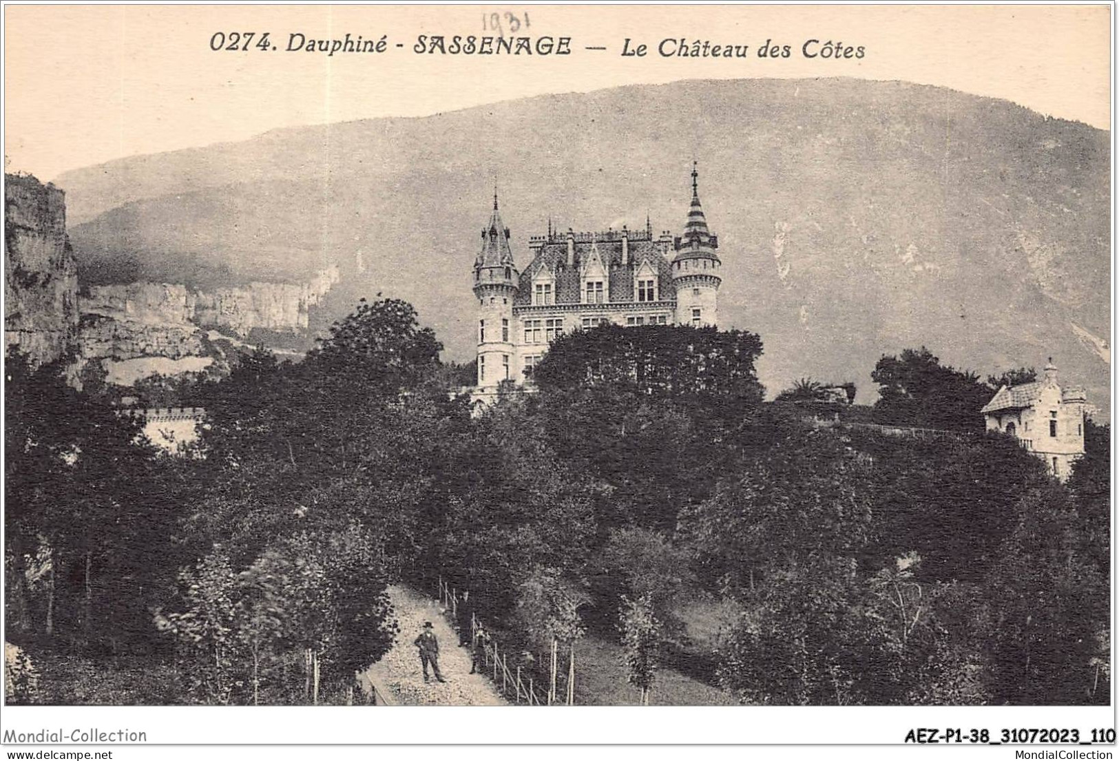 AEZP1-38-0056 - Dauphine - SASSENAGE - Le Chateau Des Cotes - Sassenage