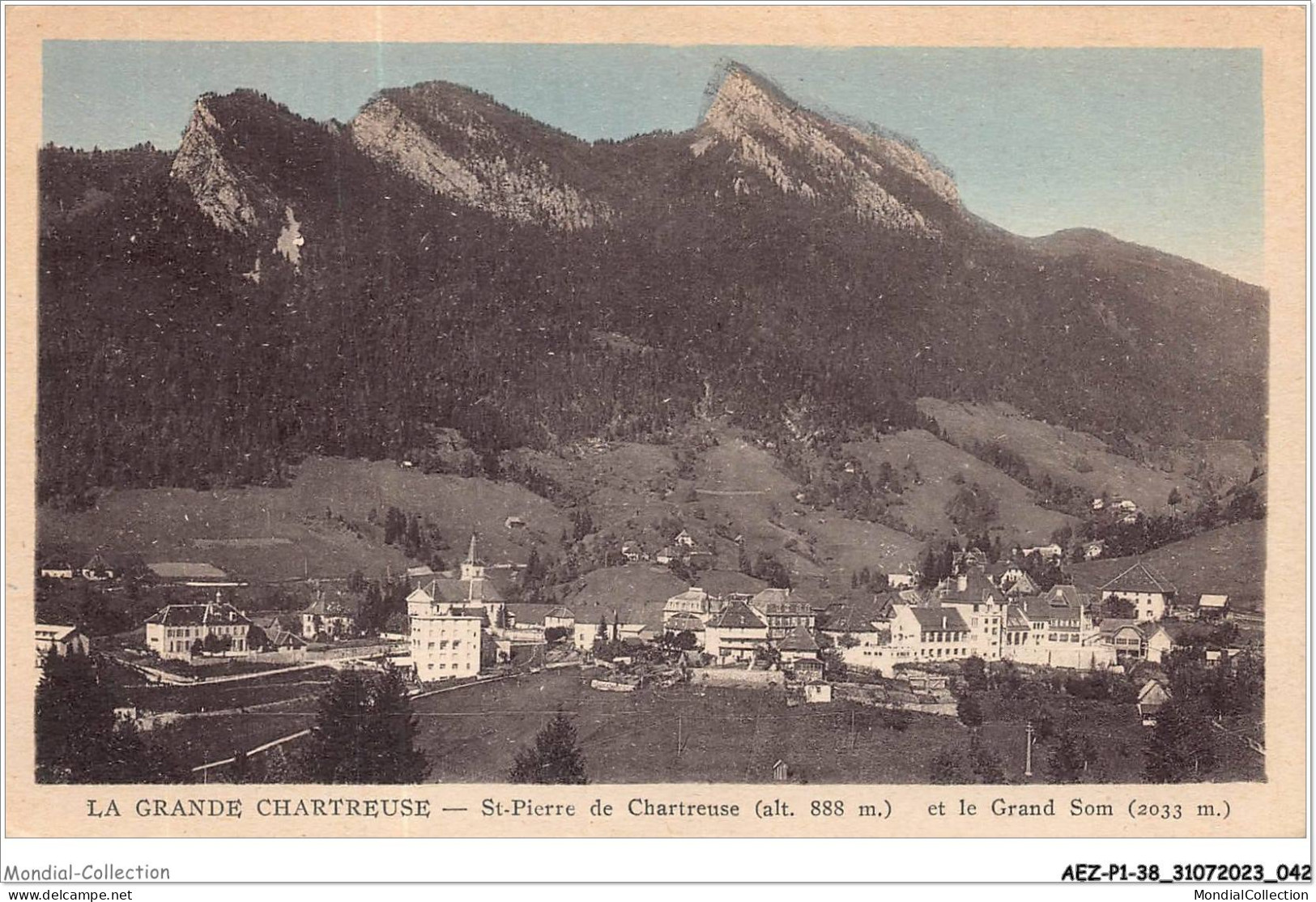 AEZP1-38-0022 - LA GRANDE-CHARTREUSE - ST-Pierre De Chartreuse Et Le Grand Som - Chartreuse