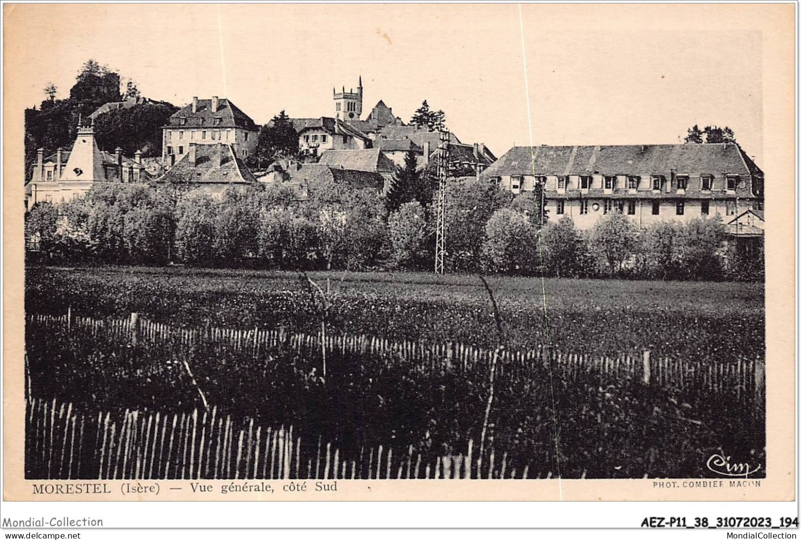 AEZP11-38-1020 - MORESTEL - Vue Général - Côté Sud  - Morestel