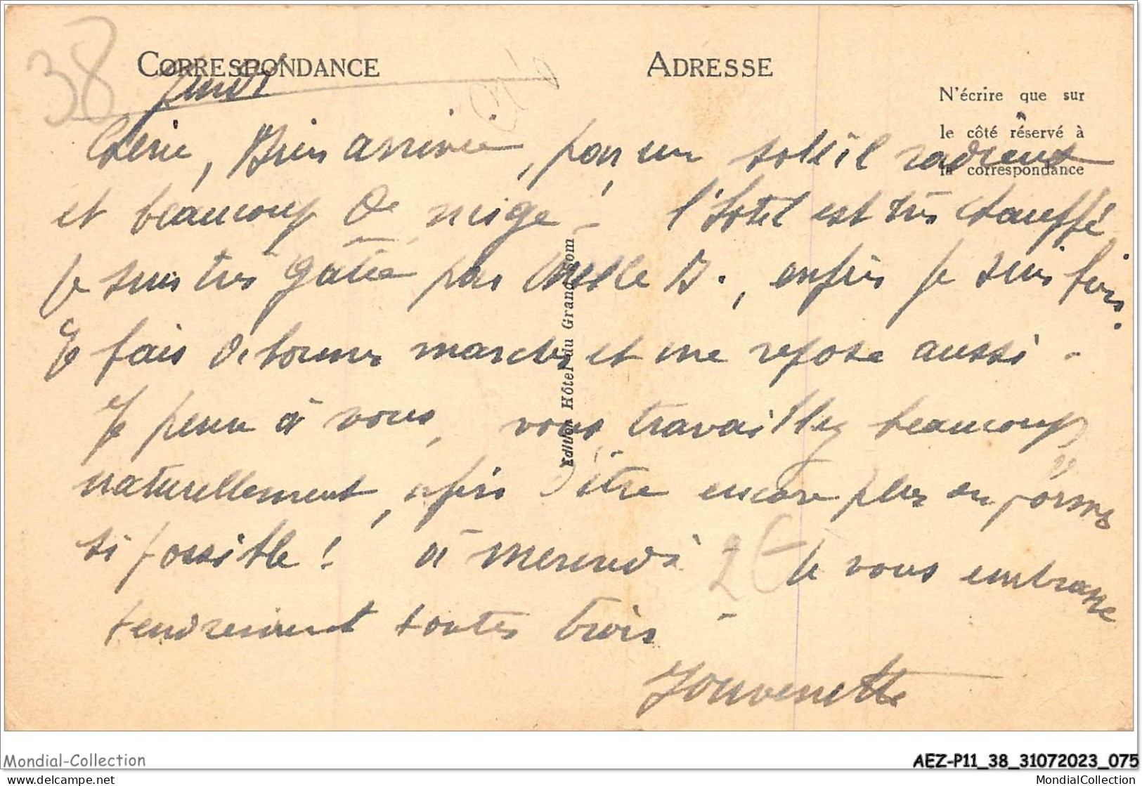 AEZP11-38-0960 - SAINT-PIERRE-DE-CHARTREUSE - Le Grand Som  - Chartreuse