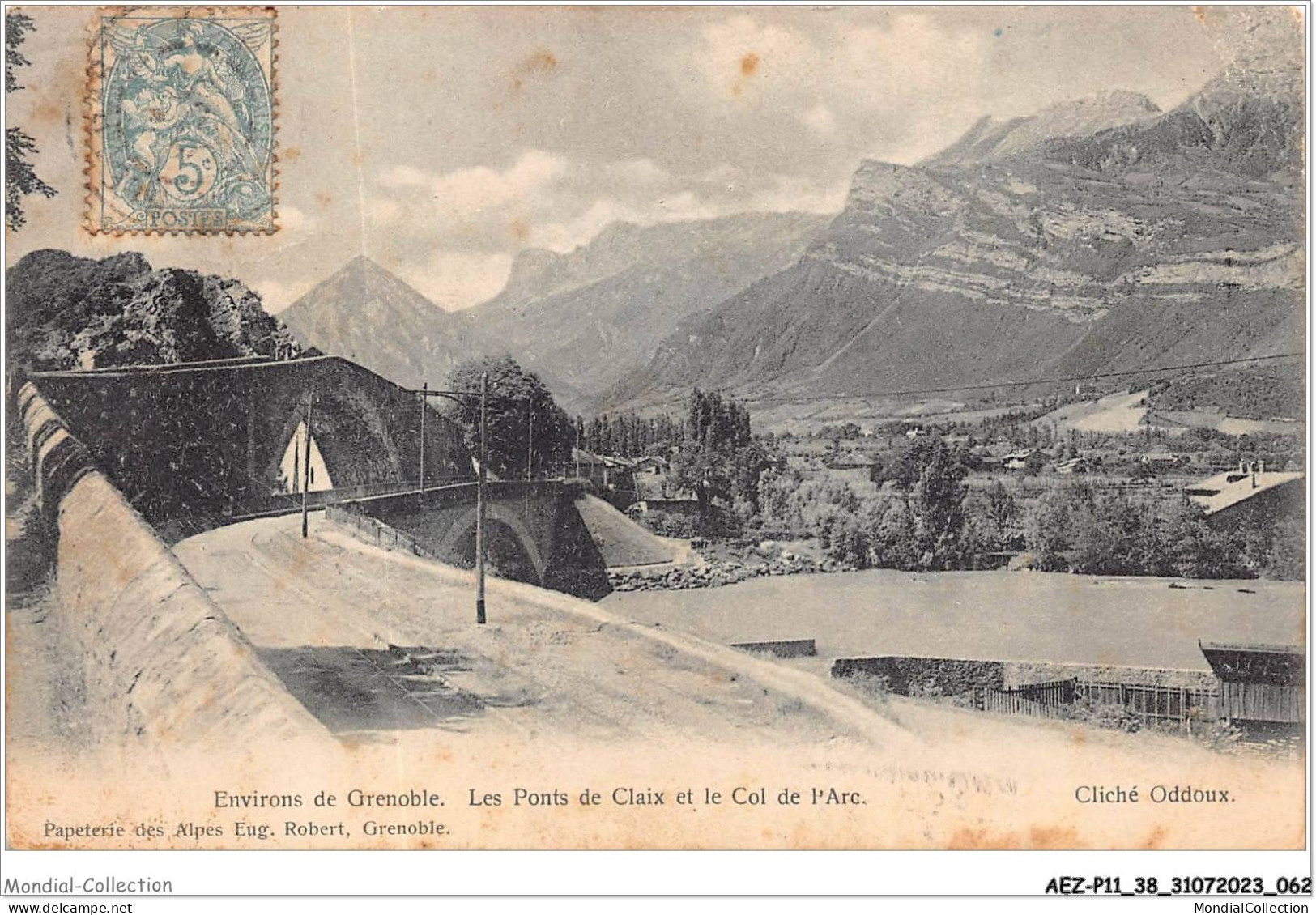 AEZP11-38-0954 - GRENOBLE - Les Ponts De Claix Et Le Col De L'arc  - Grenoble