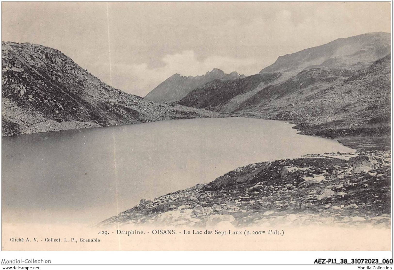 AEZP11-38-0953 - OISANS - Le Lac Des Sept-laux  - Bourg-d'Oisans