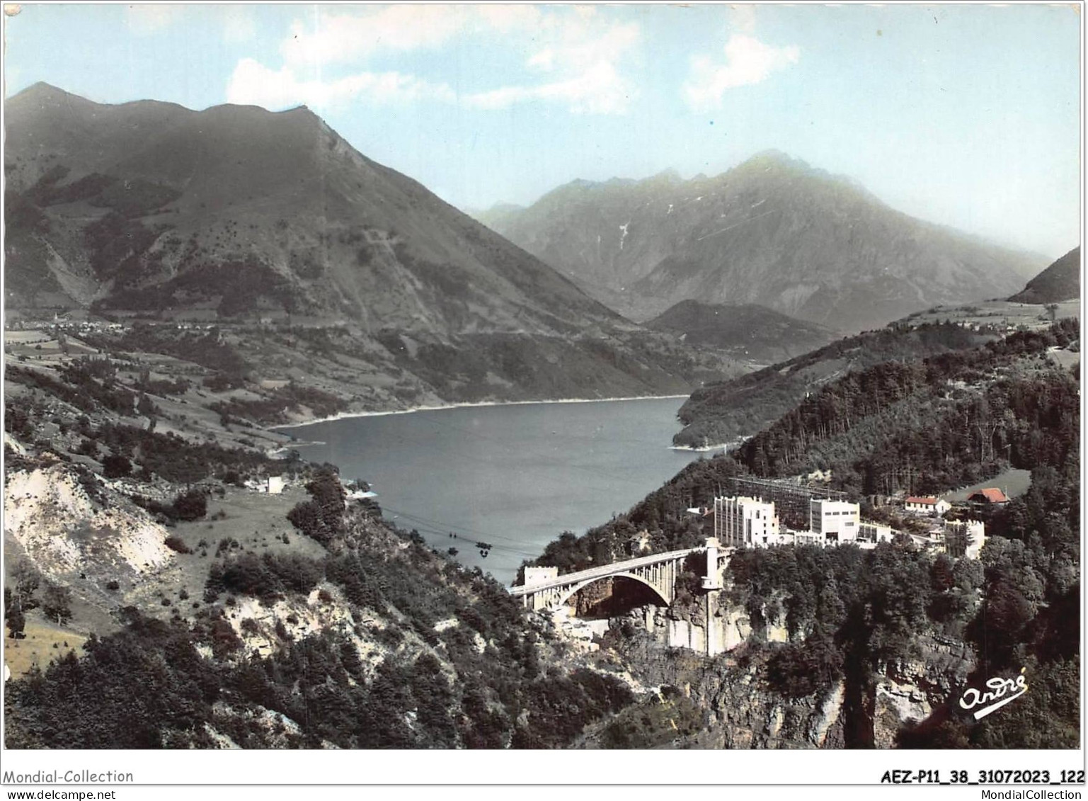 AEZP11-38-0984 - CORPS - Barrage Du Sautet - Vue Générale  - Corps