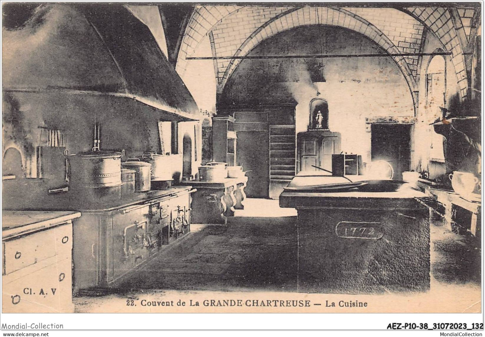 AEZP10-38-0901 - CHARTREUSE - Couvent - La Cuisine  - Chartreuse