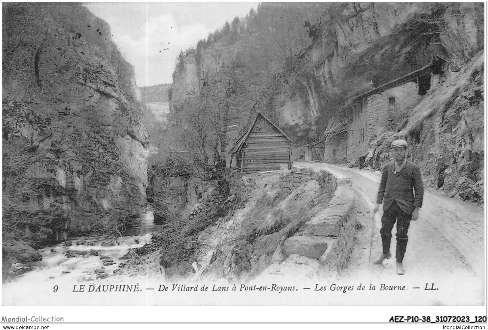 AEZP10-38-0895 - PONT-EN-ROYANS - De Villard De Lans à Pont-en-royans - Les Gorges De La Bourne  - Pont-en-Royans