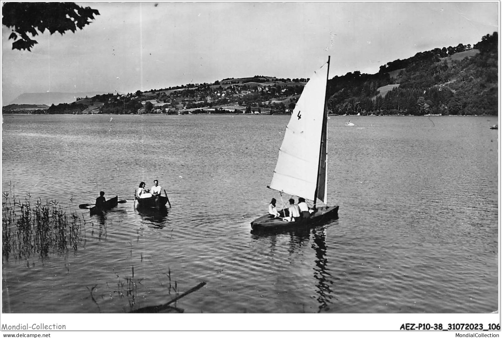 AEZP10-38-0888 - PALADRU-CHARAVINES - Voilier Sur Le Lac  - Paladru