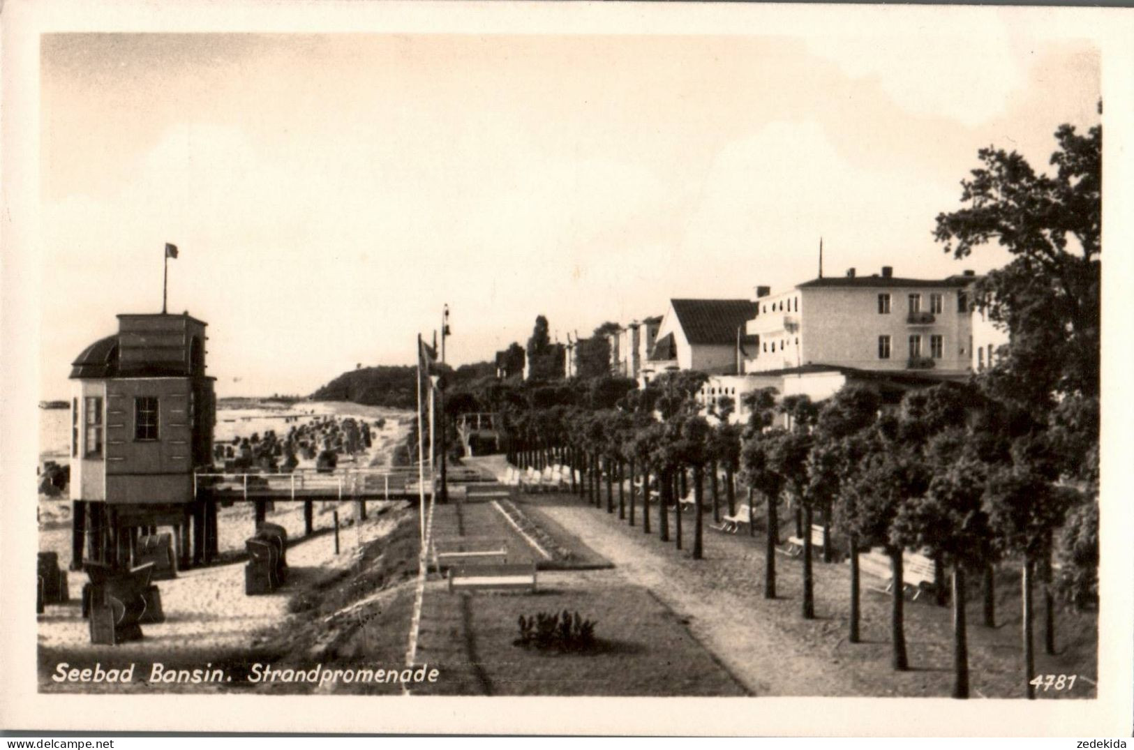 H2504 - Bansin Bei Heringsdorf Promenade - Erhard Neubert Chemnitz - Usedom