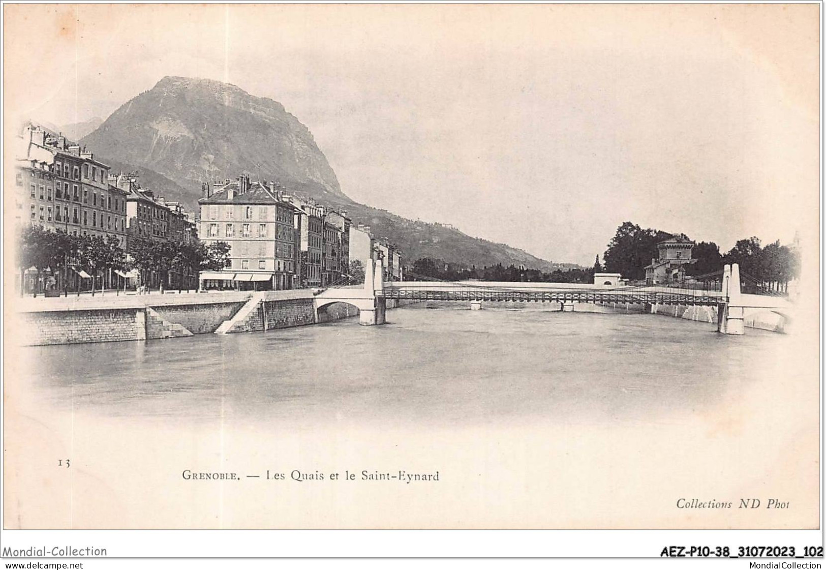 AEZP10-38-0886 - GRENOBLE - Les Quais Et Le Saint-eynard  - Grenoble