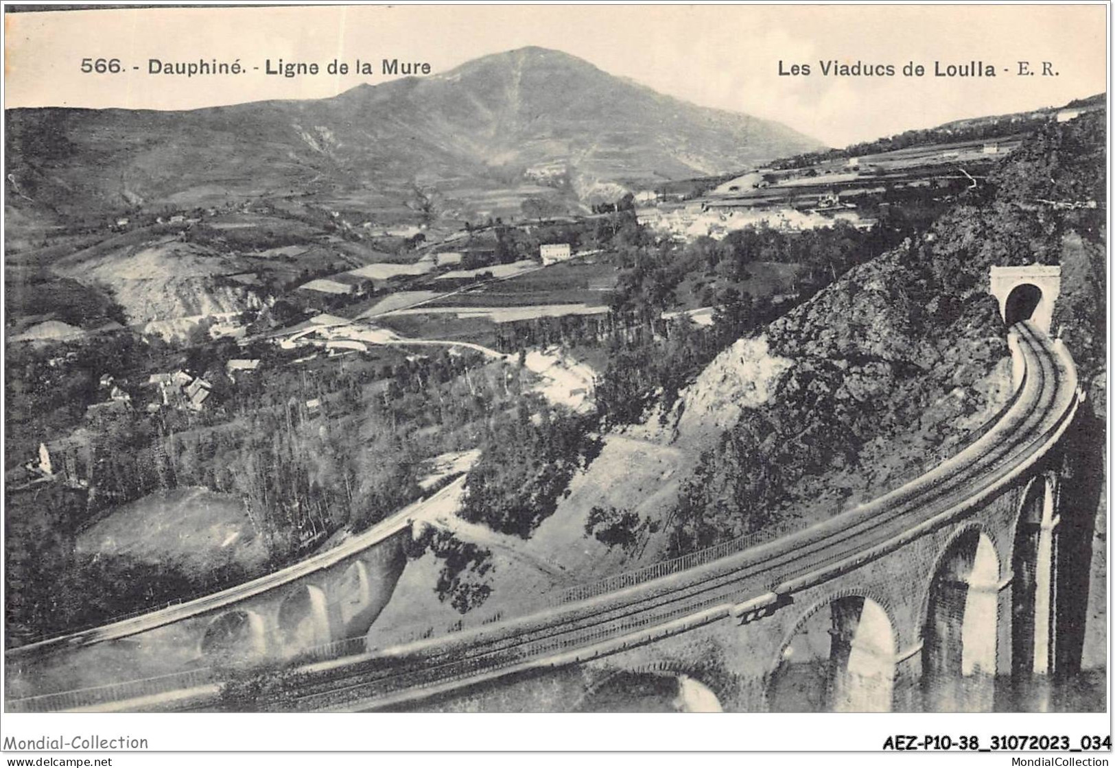 AEZP10-38-0852 - DAUPHINE - Ligne De La Mure - Les Viaducs De Loulla  - Grenoble