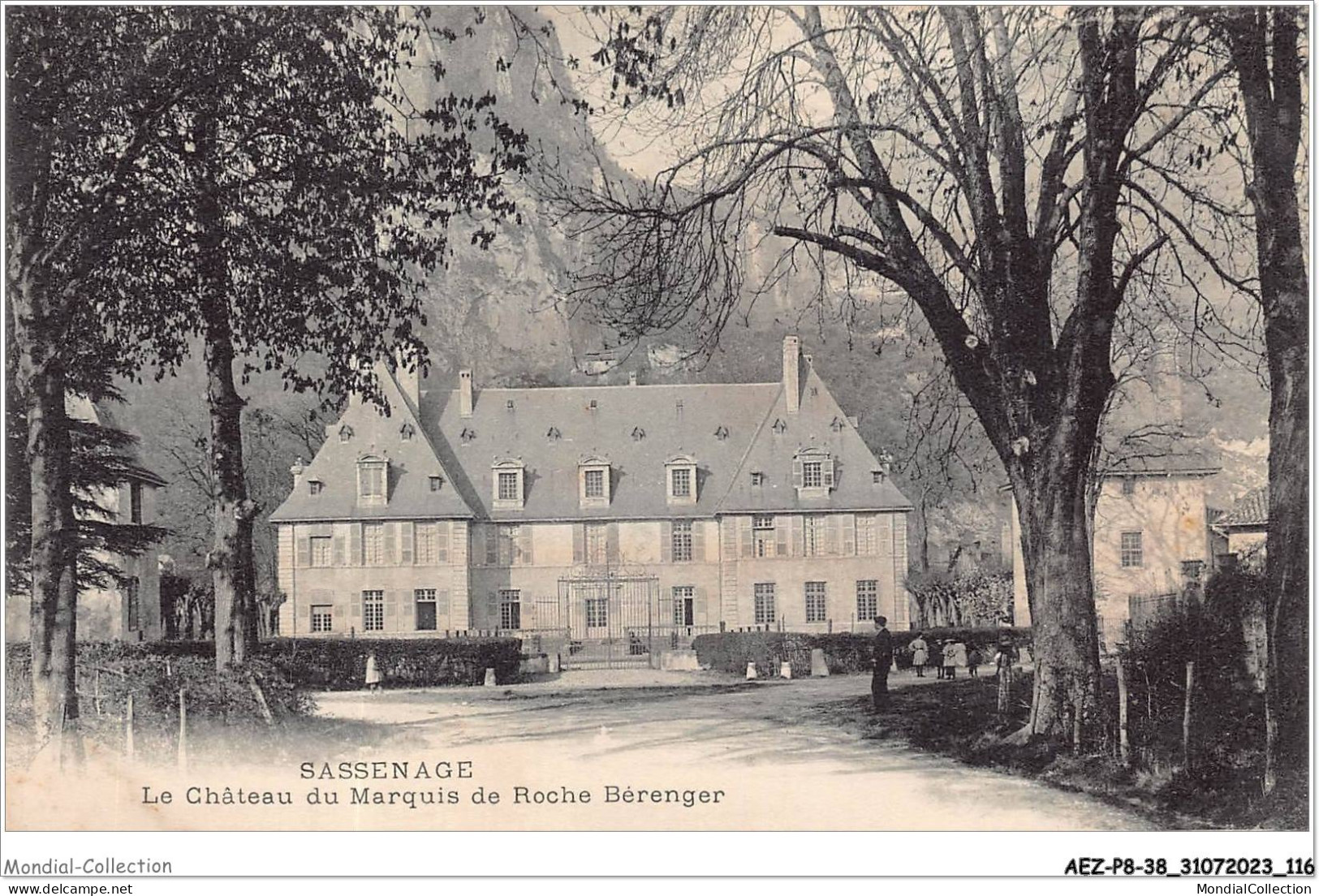 AEZP8-38-0711 - SASSENAGE - Le Château Du Marquis De Roche Bérenger  - Sassenage