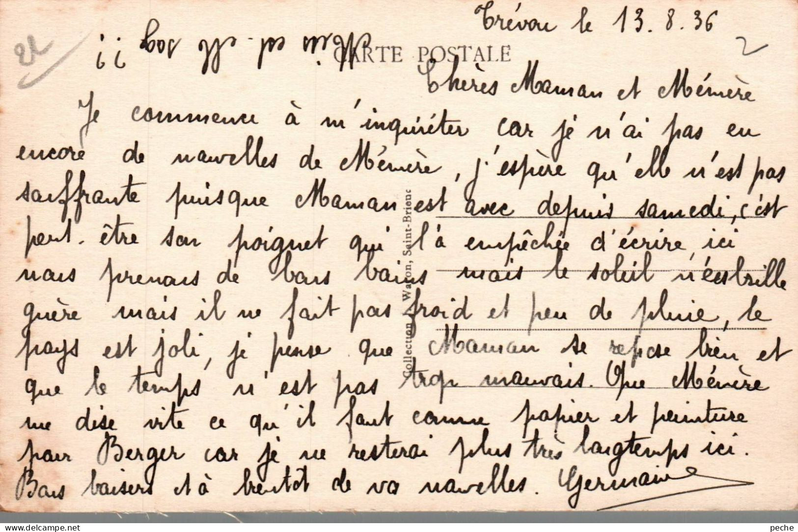 N°3128 W -cpa Trevou Treguignec -les Rochers- - Sonstige & Ohne Zuordnung