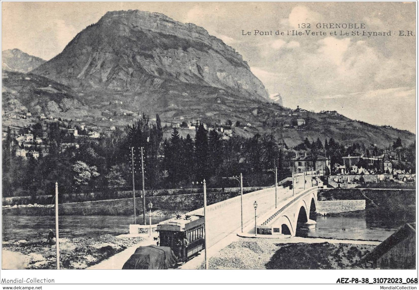 AEZP8-38-0687 - GRENOBLE - Le Pont De L'île Verte Et Le St-eynard  - Grenoble