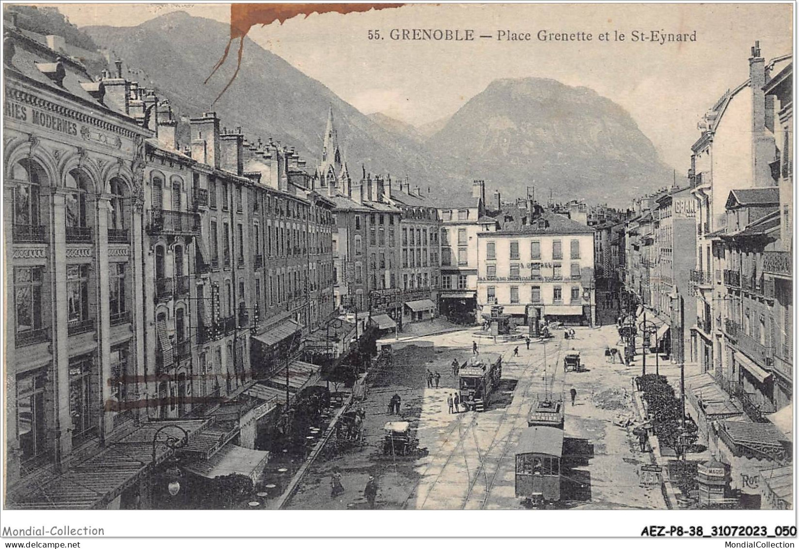 AEZP8-38-0678 - GRENOBLE - Place Grenette Et Le St-eynard  - Grenoble