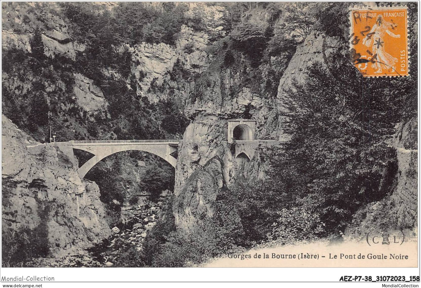 AEZP7-38-0643 - Gorges De La Bourne - Pont De Goule-noire  - Grenoble