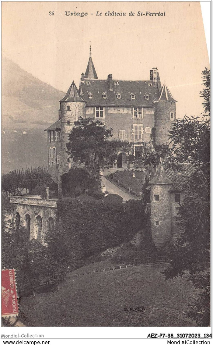 AEZP7-38-0631 - URIAGE - Le Château De St-ferréol  - Uriage