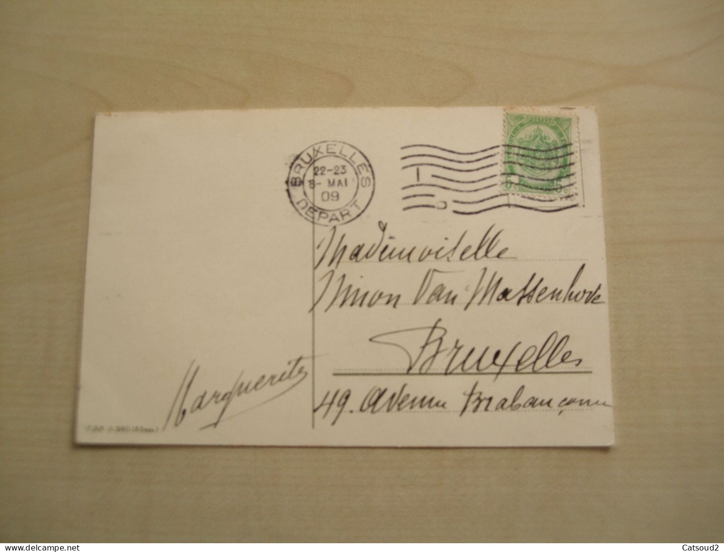 Carte Postale Ancienne 1909 CATHARINA KLEIN Roses - Klein, Catharina