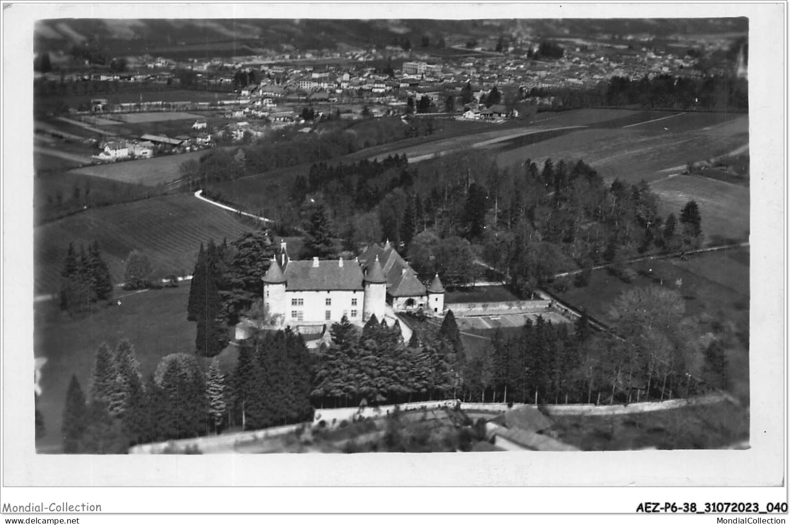 AEZP6-38-0486 - LA TOUR-DU-PIN - Chateau De Cuirieu Et Vue Sur La Ville - La Tour-du-Pin