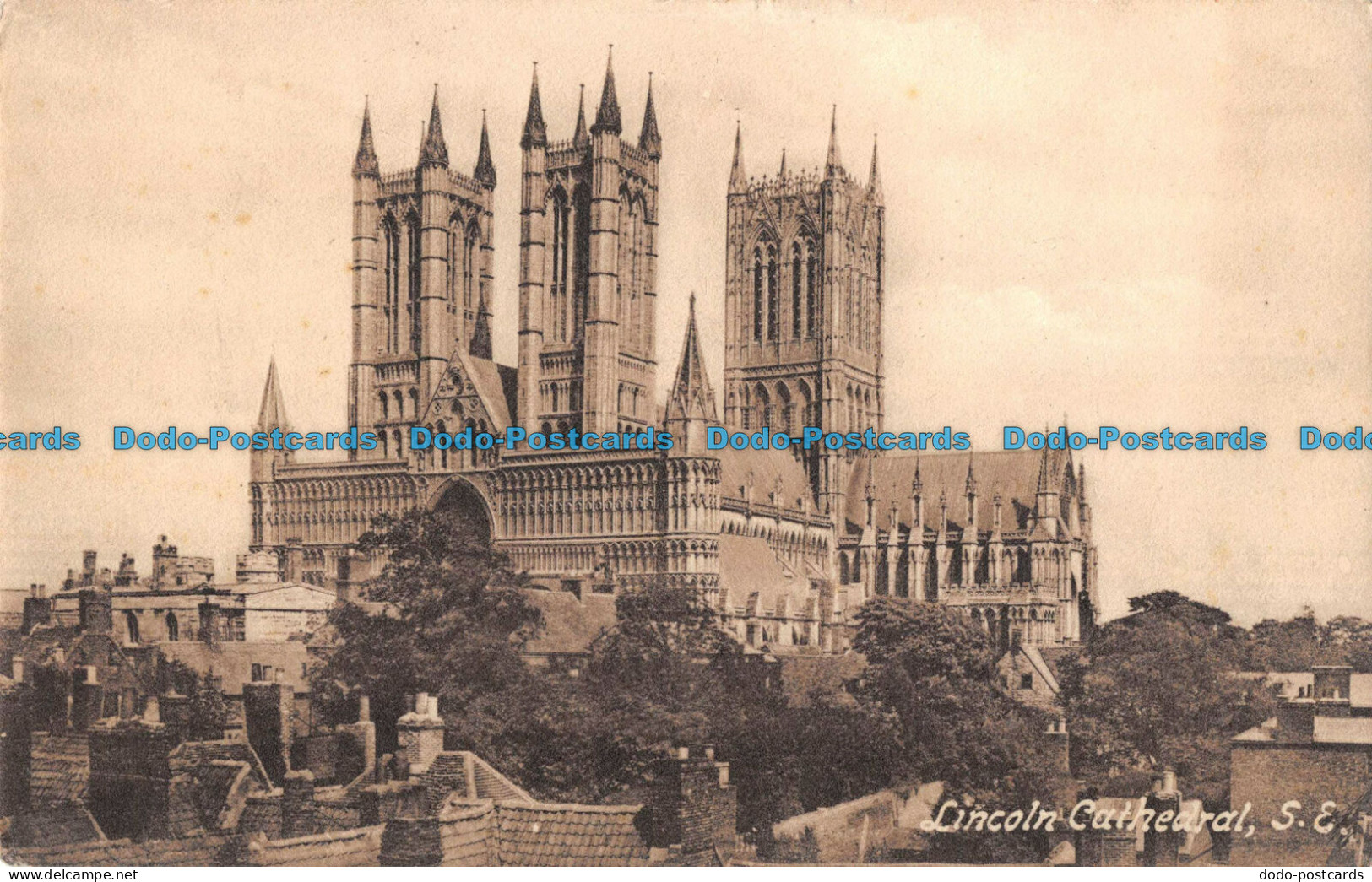 R097468 Lincoln Cathedral. S. E. Friths Series. No. 25623 - World