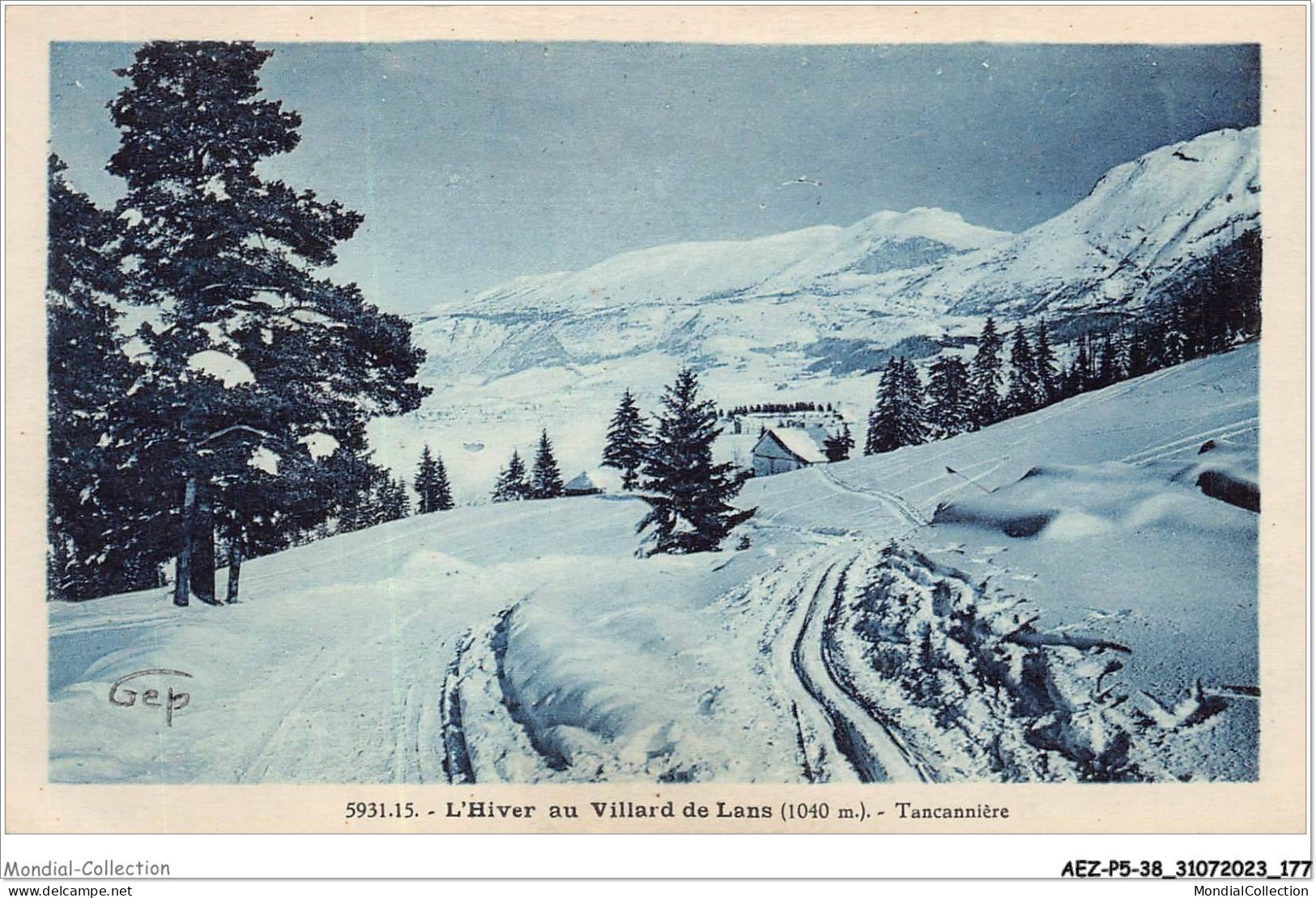 AEZP5-38-0462 - L'hiver Au VILLARD-DE-LANS - Tancanniere - Villard-de-Lans