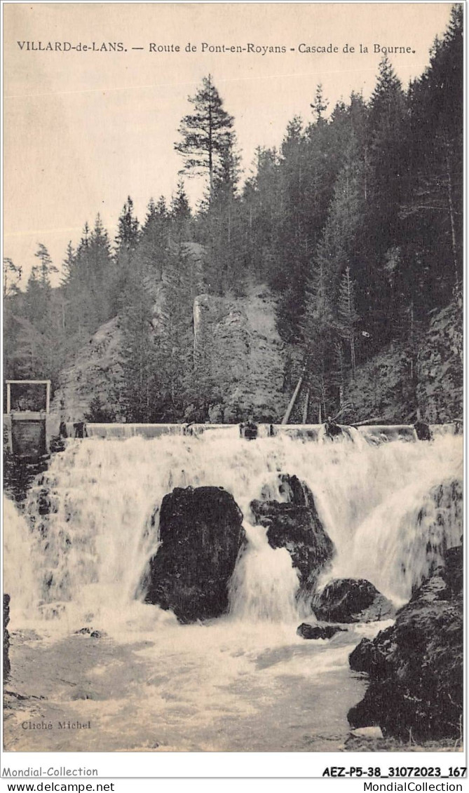 AEZP5-38-0457 - VILLARS-DE-LANS - Route De Pont-en-royans - Cascade De La Bourne - Villard-de-Lans