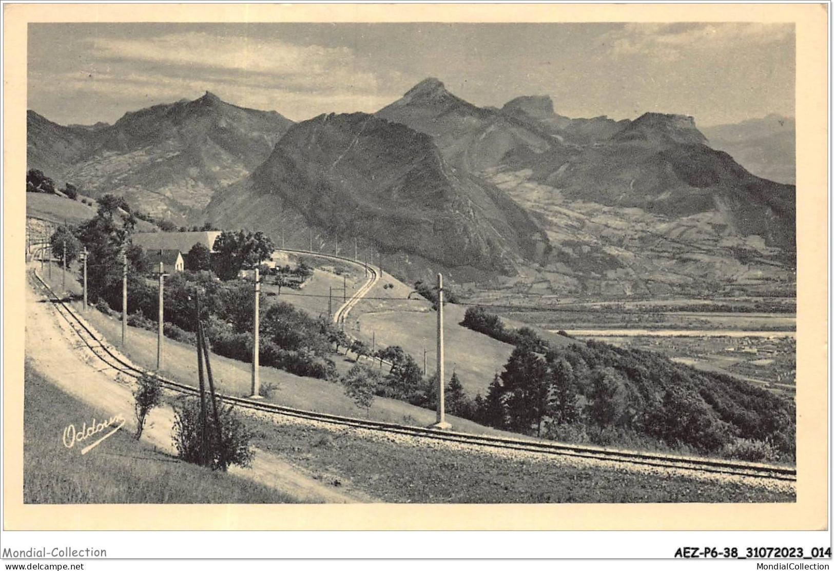 AEZP6-38-0473 - Dauphine - Ligne Du VILLARS-DE-LANS  Et Le Massif De La Chartreuse - Villard-de-Lans