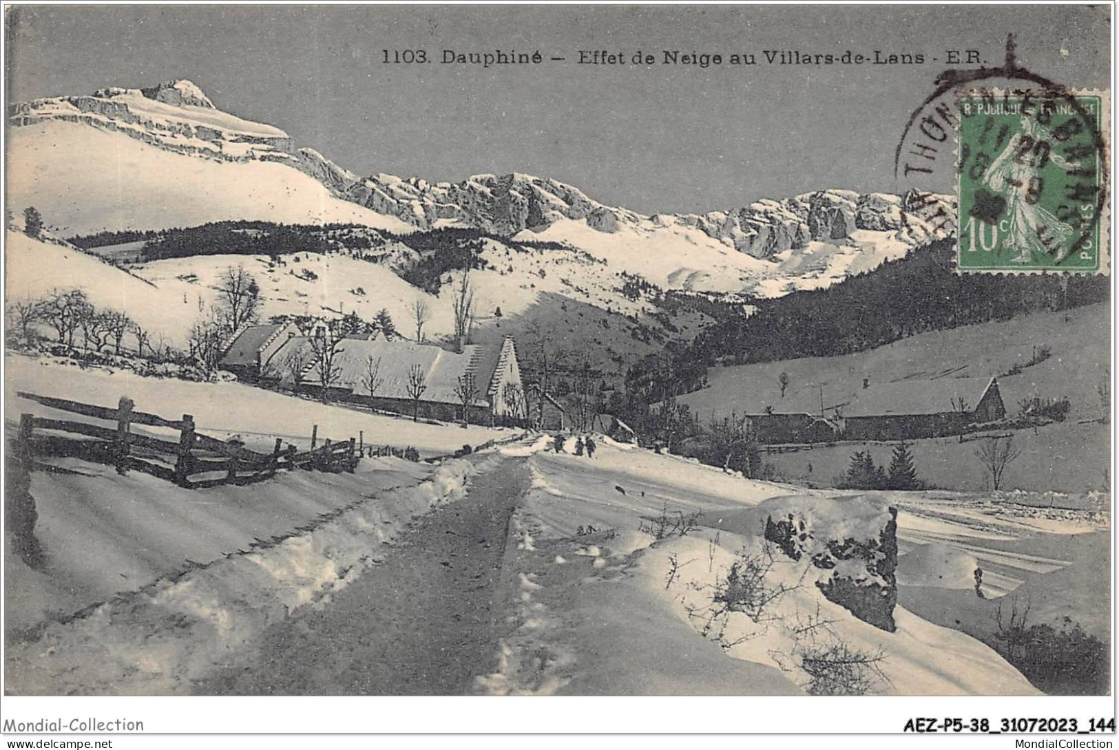 AEZP5-38-0445 - Dauphine - Effet De Neige Au VILLARD-DE-LANS  - Villard-de-Lans