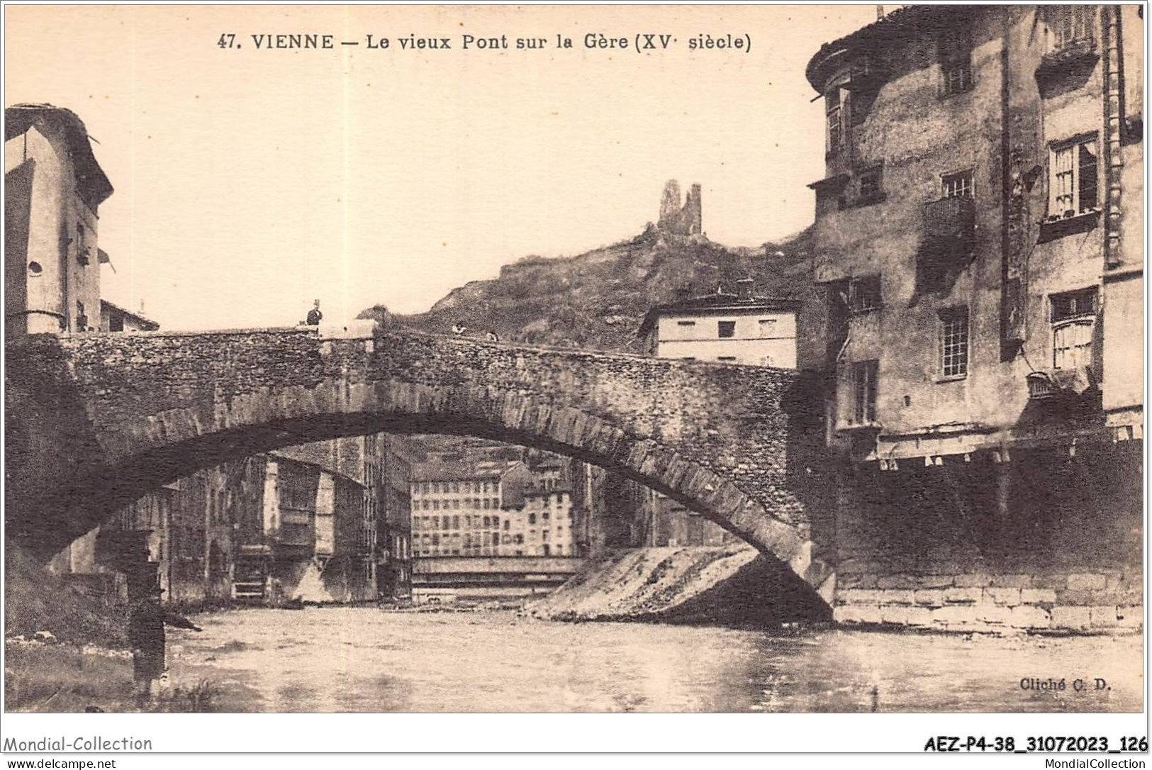 AEZP4-38-0352 - VIENNE - Le Vieux Pont Sur La Gere - Vienne