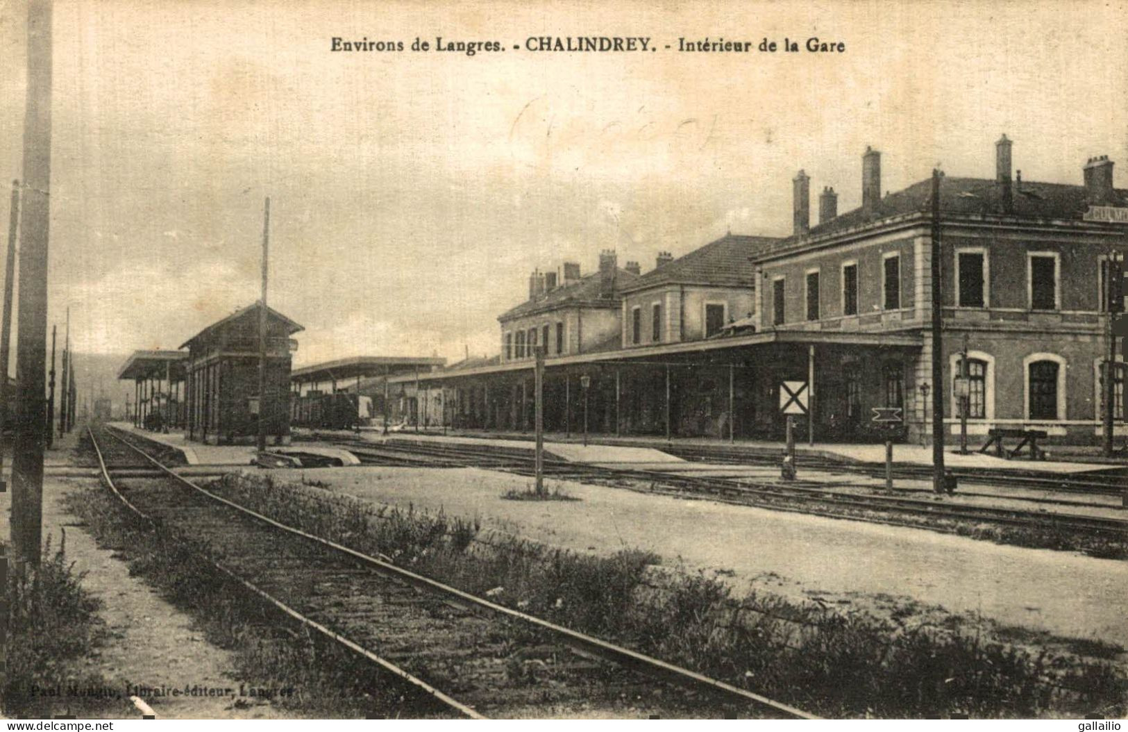 CHALINDREY INTERIEUR DE LA GARE - Chalindrey