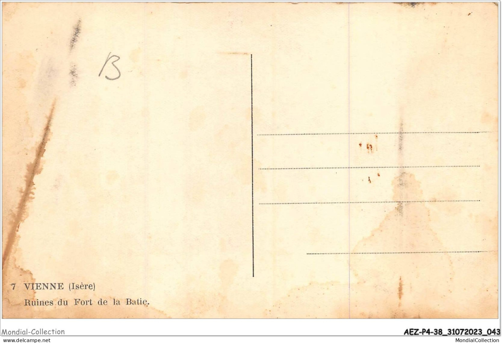 AEZP4-38-0310 - VIENNE - Ruines Du Fort De La Batie - Vienne