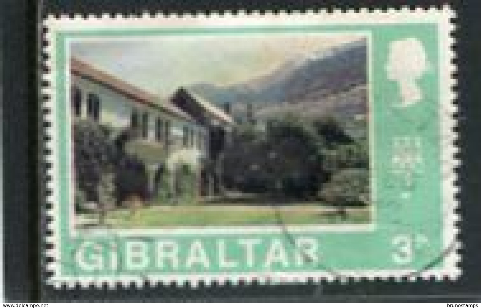 GIBRALTAR - 1971  3p  DEFINITIVE  FINE USED - Gibraltar