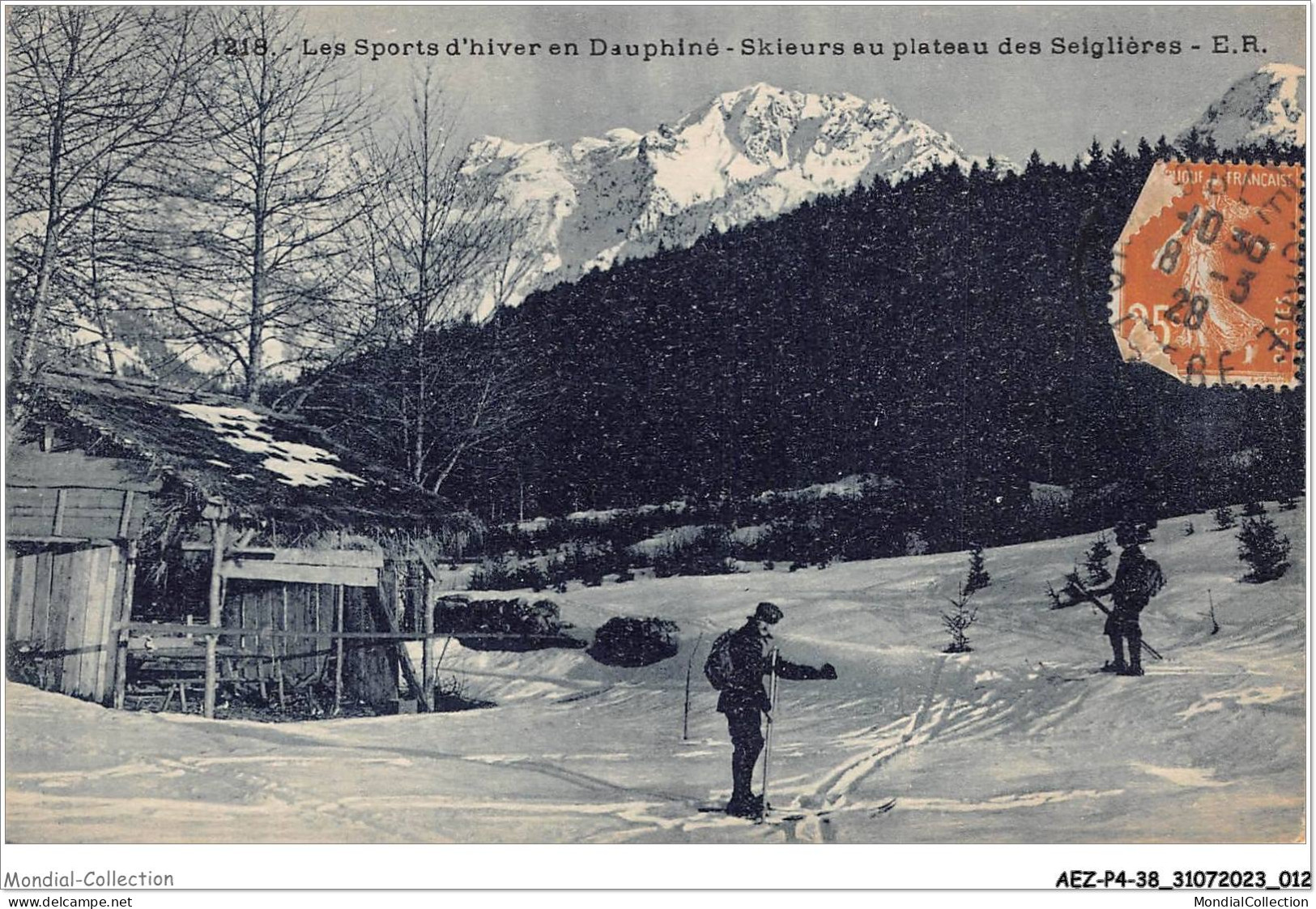 AEZP4-38-0295 - Les Sports D'hiver En Dauphine - Skieurs Au Plateau Des Seiglieres - Grenoble