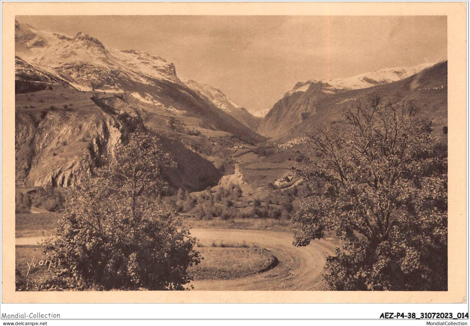 AEZP4-38-0296 - Les Alpes - La Haute Vallée De La Romanche Fermée Par Un Amphitheatre De Glaciers - Other & Unclassified