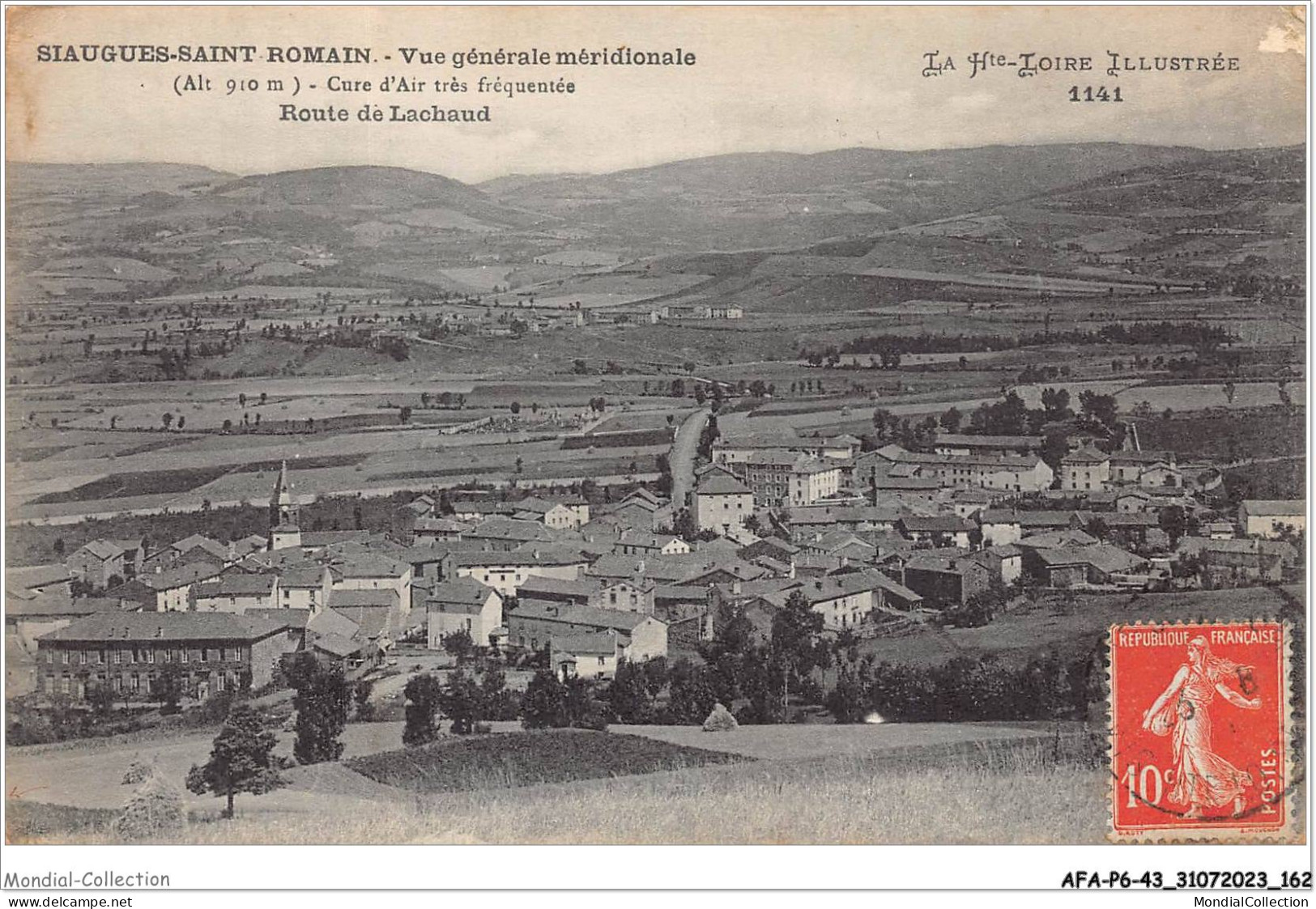 AFAP6-43-0638 - SIAUGUES-SAINT-ROMAIN - Vue Générale Méridionale - Cure D'air Très Fréquentée - Route De Lachaud - Saugues