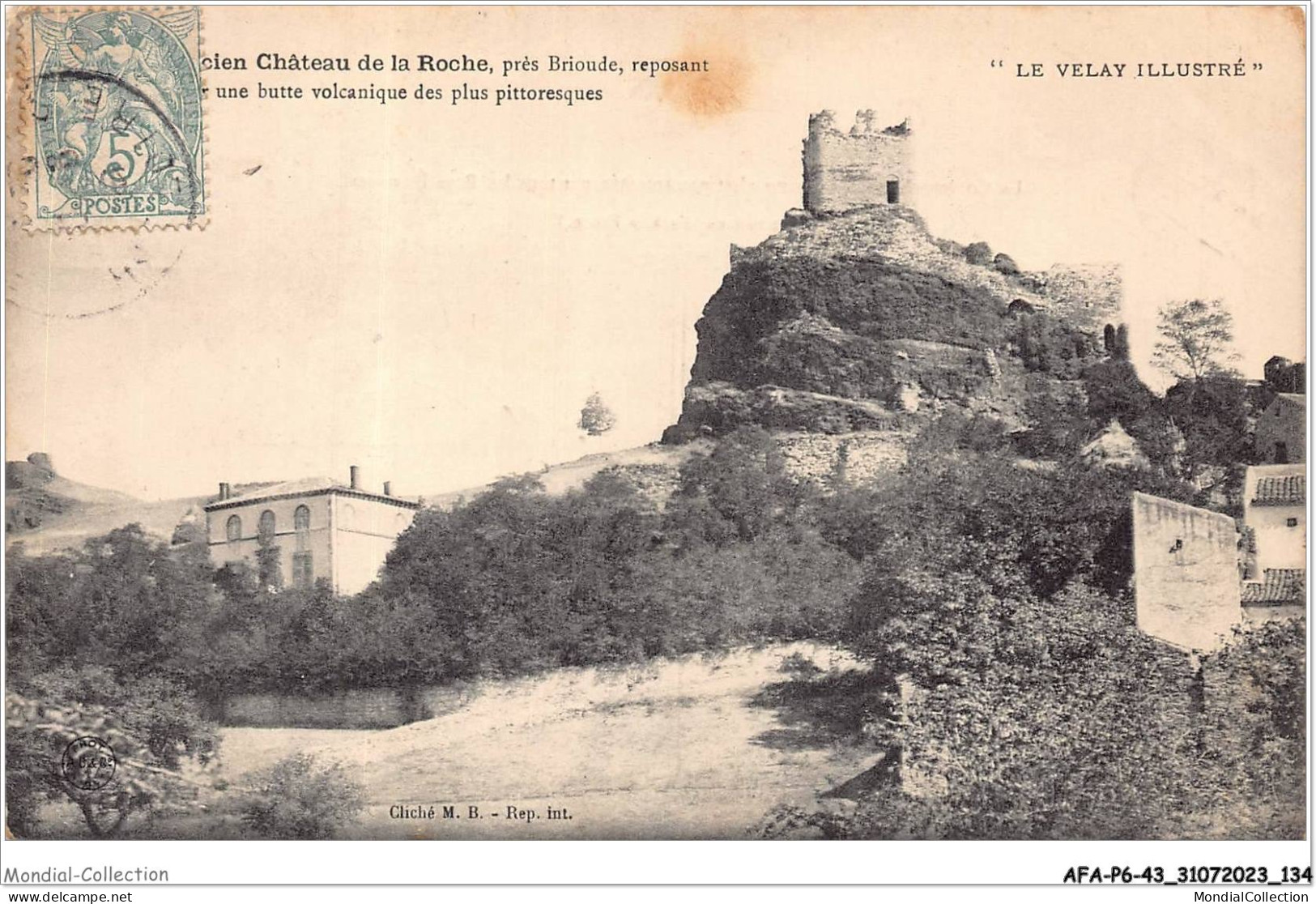 AFAP6-43-0624 - Ancien CHATEAU DE LA ROCHELAMBERT - Près BRIOUDE - Reposant Une Butte Volcanique Des Plus Pittoresques - Brioude